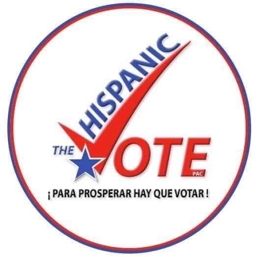The Hispanic Vote PAC circular logo